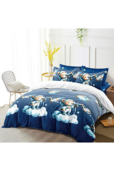 OEM Bed linen with elastic 180x200 for double bed 2 people, 6 pieces, DREAM-0556