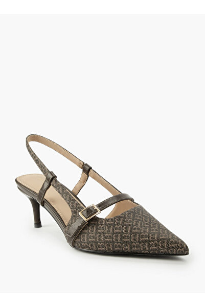 Flora Bella by Shoexpress أحذية نسائية مفتوحة من الخلف بنقشة الأحرف الأولى