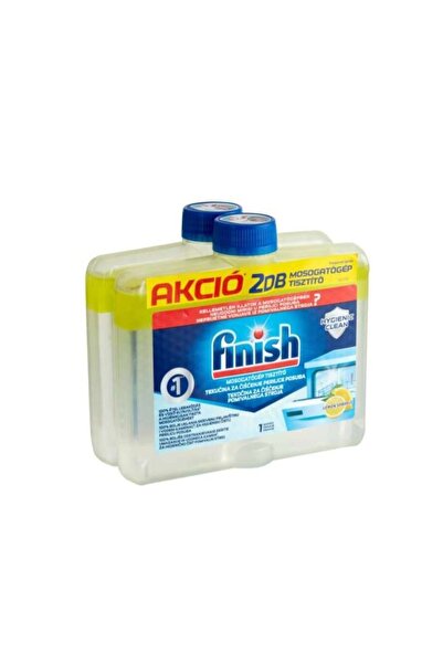 Finish Dishwasher cleaning liquid, Lemon, 2X250ml