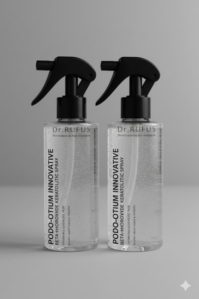 Rufus Podo-Otium Innovative Keratolytic (Remover) Pedicure Spray – 2-Pack Economy Hardened Derivative Callus Remover