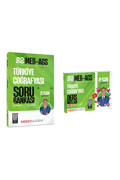 İndeks Akademi 2026 MEB-AGS Türkiye Coğrafyası Soru Bankası ve Ders Notları S...