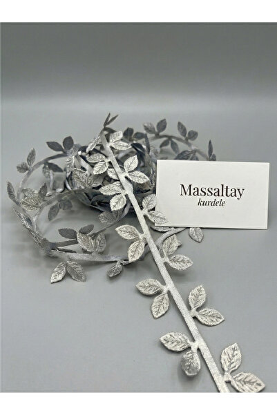 Massaltay 4 Leaf Ultrasonic Cut Leaf Ribbon 5 Meters – Green Decorative Ornament