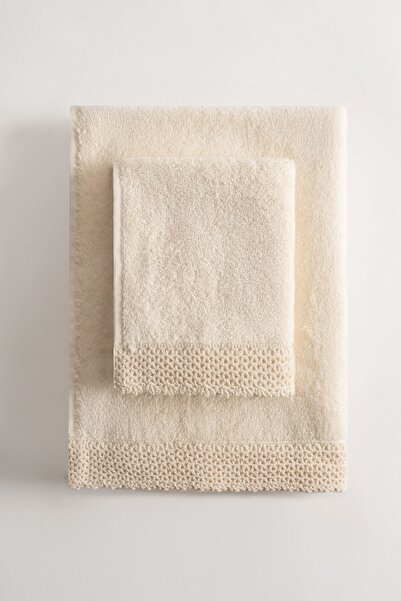 Ca'De'Luz Soria Pima Cotton Cream Towel Set