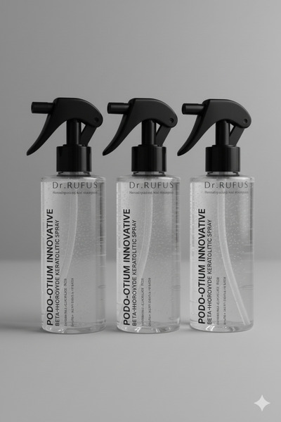 Rufus بخاخ بودو-أوتيوم المبتكر لإزالة الجلد الميت (الكيراتوليت) - عبوة اقتصاد...