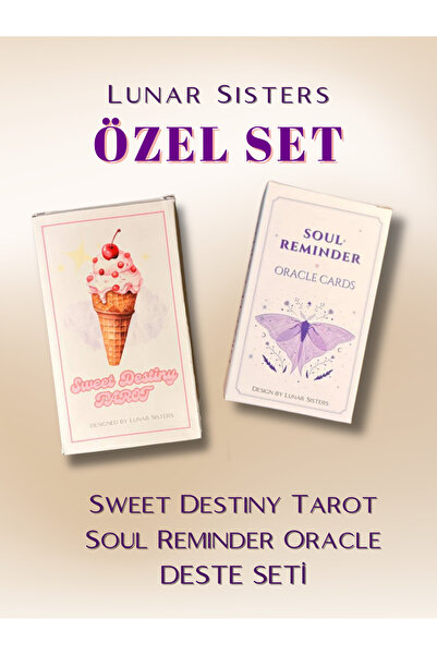 Lunar Sisters Özel Set: Sweet Destiny Tarot & Soul Reminder Oracle Destesi