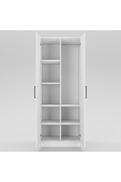 My_Living 2 kapaklı elbise dolabı 180x70x55cm 11102501