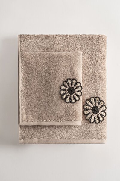 Ca'De'Luz Âvila Pima Cotton Beige Towel Set