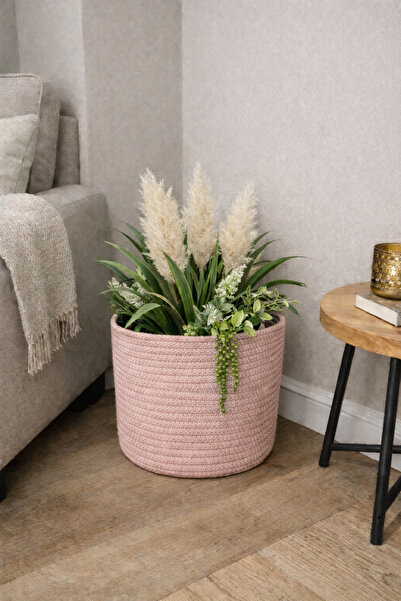 ÖRGÜM Coș Decorativ Organizator Multifuncțional Organizator de cameră 25x25 c...