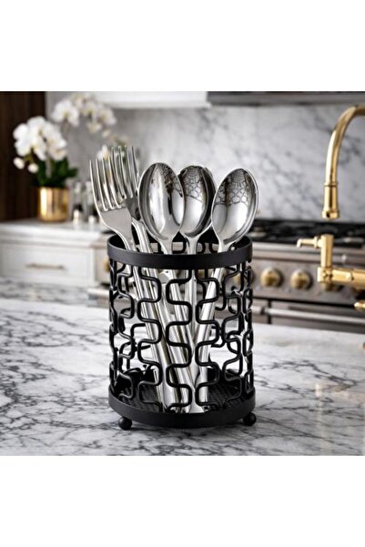 Generic Luxury Metal Spoon and Fork Holder with Modern Design