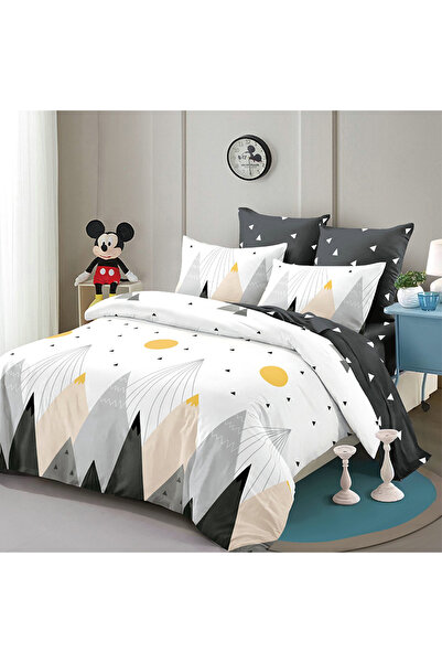 OEM Lenjerie de pat pentru pat dublu 2 persoane, 6 piese, Finet, DREAM-0640