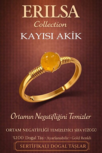 Erilsa Certified Negative Energy Cleansing Energy Ring – Virgo Aquarius Pisce...