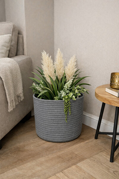 ÖRGÜM Coș Decorativ Organizator Multifuncțional Organizator de cameră 25x25 c...