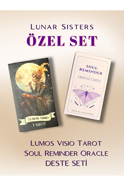 Lunar Sisters Özel Set: Lumos Visio Tarot & Soul Reminder Oracle Destesi