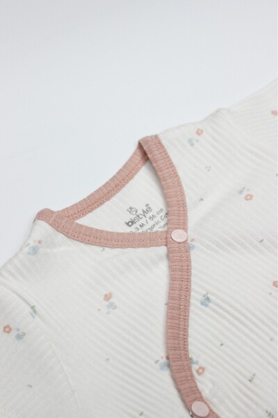NW NessiWorld 2-Piece Half Sleeve Badi 17119 Ecru Dusty Rose