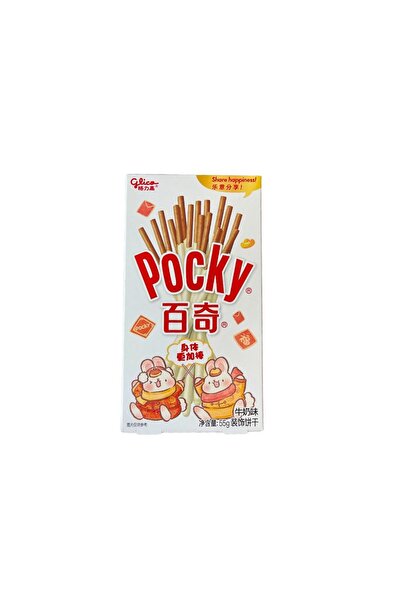 Pocky Biscuit Sticks Milk Cream Flavour 55g, Pack of 36pcs