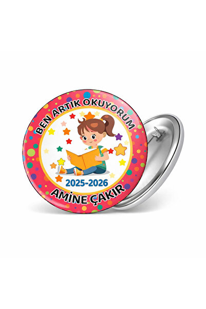 okulyolum Ben Artık Okuyorum İsimli Başarı Rozeti 44 mm - 20 adet