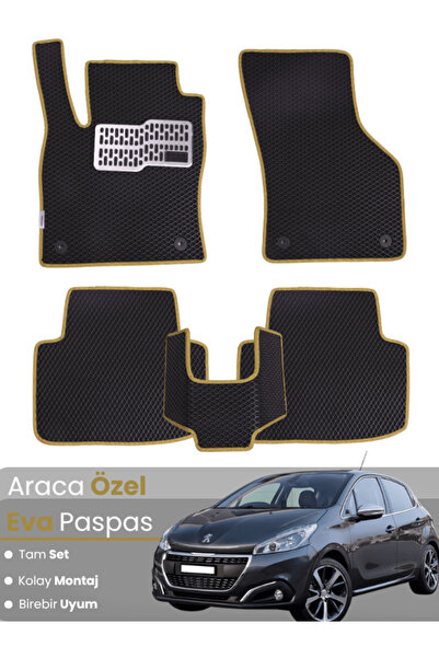 stiloto مجموعة كاملة من دواسات EVA متوافقة مع بيجو 208 (2012-2019) - مخصصة لل...