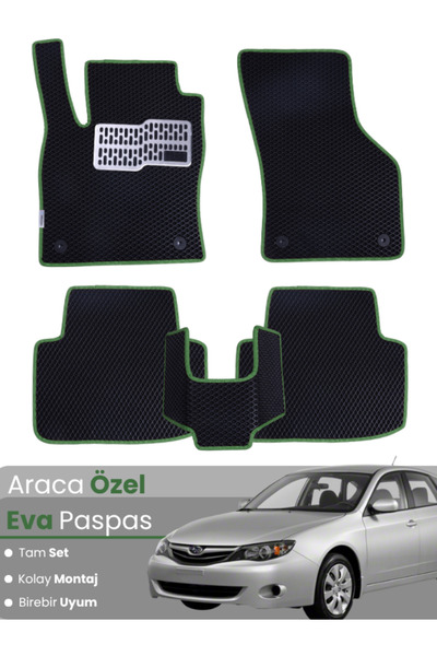 stiloto مجموعة كاملة من دواسات EVA متوافقة مع سوبارو إمبريزا GH (2007-2011) -...