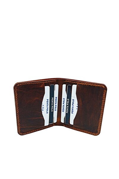 CRONDER محفظة رجالية كلاسيكية من الجلد الطبيعي موديل Dik Karik