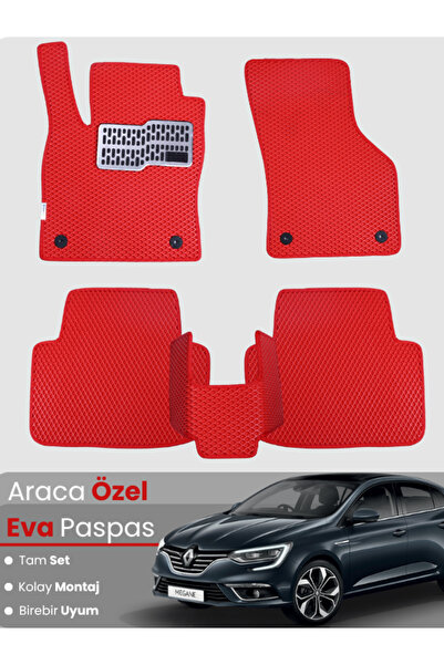 stiloto RENAULT MEGANE 4 SEDAN (2016-2025) Uyumlu EVA Paspas Tam Set–Oto Pasp...