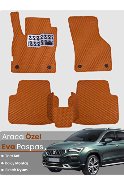 stiloto مجموعة كاملة من دواسات EVA متوافقة مع سيارة سيات أتيكا (2020-2025) - ...