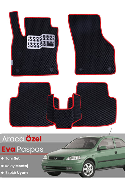 Guerrino OPEL ASTRA G (1998-2004) Uyumlu EVA Paspas Tam Set–Araca Özel,Kolay ...