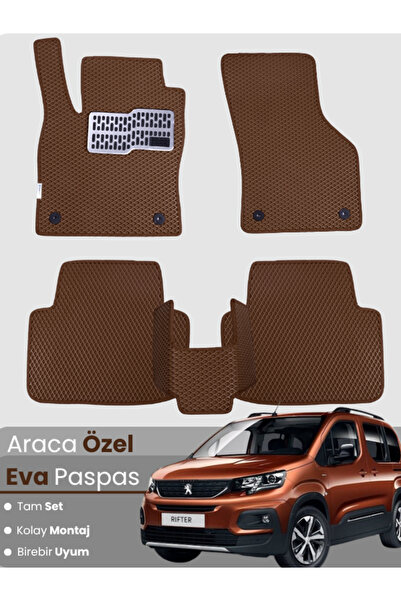 stiloto طقم كامل من دواسات EVA متوافقة مع بيجو رايفتر (2018-2025) - مخصصة للس...