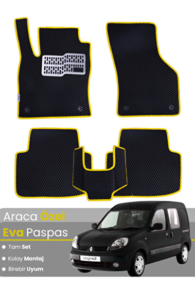 stiloto مجموعة كاملة من دواسات EVA متوافقة مع رينو كانجو 1 (1997-2007) - دواس...