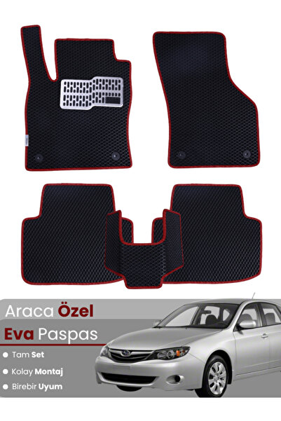 stiloto مجموعة كاملة من دواسات EVA متوافقة مع سوبارو إمبريزا GH (2007-2011) -...