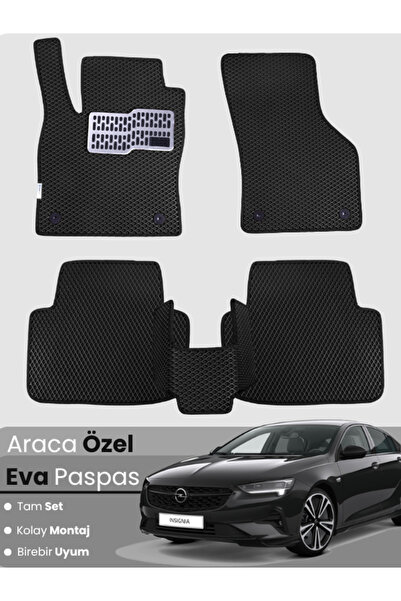 stiloto OPEL INSİGNİA (2017-2022) Uyumlu EVA Paspas Tam Set–Araca Özel,Kolay ...