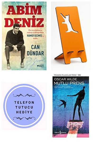 TÜRKİYE İŞ BANKASI KÜLTÜR YAYINLARI Abim Deniz - Can Dündar + Telefon Tutucu ...