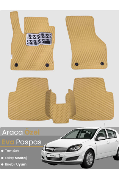 stiloto طقم كامل من حصائر EVA متوافقة مع أوبل أسترا H هاتشباك (2004-2010) - م...
