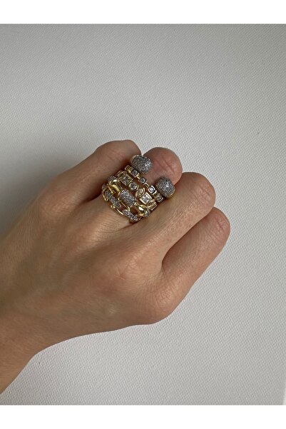 Lika gold topçuk model yüzük