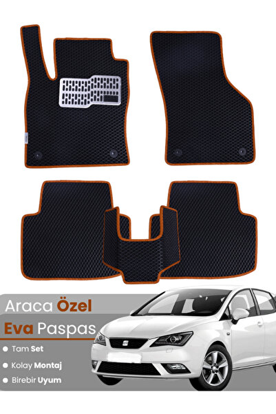 stiloto مجموعة كاملة من دواسات EVA متوافقة مع سيارة سيات إيبيزا ستيشن واجن (2...