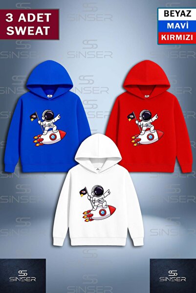 SS SİNSER Φούτερ με κουκούλα με στάμπα  "3LU ΑΝΟΙΧΤΟΥ ΤΟΝΟΥ " και  "ASTRONOT ...