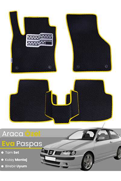 stiloto مجموعة كاملة من دواسات EVA متوافقة مع سيارة سيات كوردوبا (2002-2009) ...