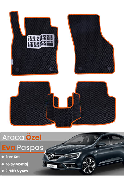 stiloto RENAULT MEGANE 4 SEDAN (2016-2025) Uyumlu EVA Paspas Tam Set–Oto Pasp...