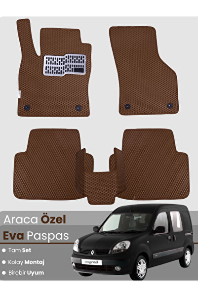 stiloto مجموعة كاملة من دواسات EVA متوافقة مع رينو كانجو 1 (1997-2007) - دواس...