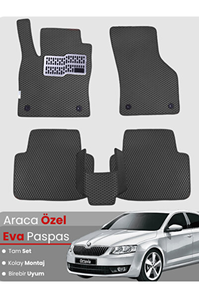 Guerrino مجموعة كاملة من دواسات EVA متوافقة مع سيارة سكودا أوكتافيا A5 (2004-...