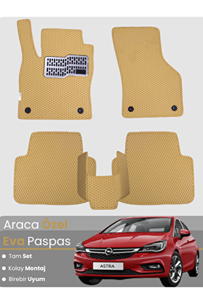 stiloto طقم كامل من دواسات EVA متوافقة مع أوبل أسترا K هاتشباك (2015-2021) - ...