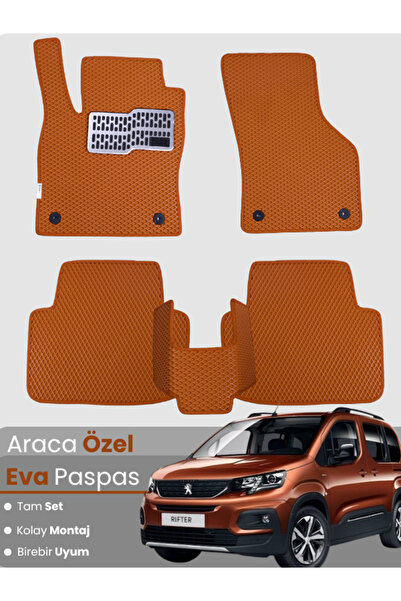 stiloto طقم كامل من دواسات EVA متوافقة مع بيجو رايفتر (2018-2025) - مخصصة للس...