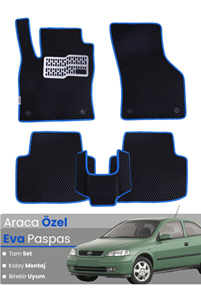 Guerrino OPEL ASTRA G (1998-2004) Uyumlu EVA Paspas Tam Set–Araca Özel,Kolay ...