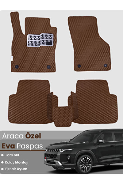 stiloto SSANGYONG TORRES BENZİNLİ (2022-2025) Uyumlu EVA Paspas Tam Set–Oto P...