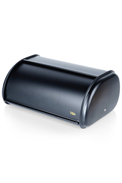 Vilde Black stainless steel bread box 43×27.5×18.5 cm