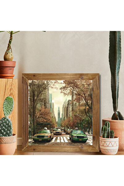 Tuba Decor Tablou pătrat cu rama din lemn