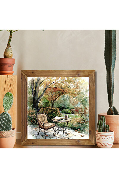 Tuba Decor Tablou pătrat cu rama din lemn