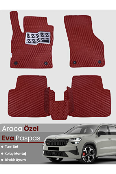 stiloto مجموعة كاملة من دواسات EVA متوافقة مع سيارة سكودا كودياك (2024-2025) ...