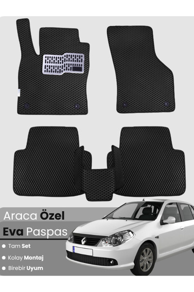 stiloto RENAULT SYMBOL 2 (2008-2012) Uyumlu EVA Paspas Tam Set–Oto Paspas,Ara...