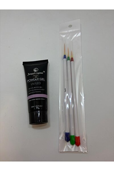 TLM FSM Polygel 20 Bean Paste 30 ml,+ Set of 3 brushes included