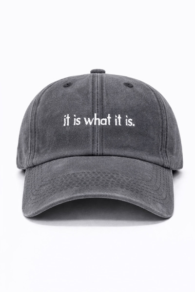 CAP BROS It Is What It Is. There's Nothing I Can'T Do - Fate Embroidered Vint...